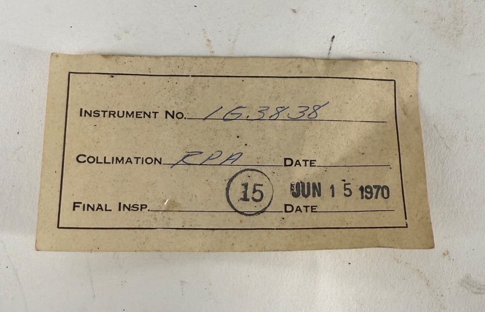 Berger Engineering Instruments Surveying Transit-Level Model 110 (6653)