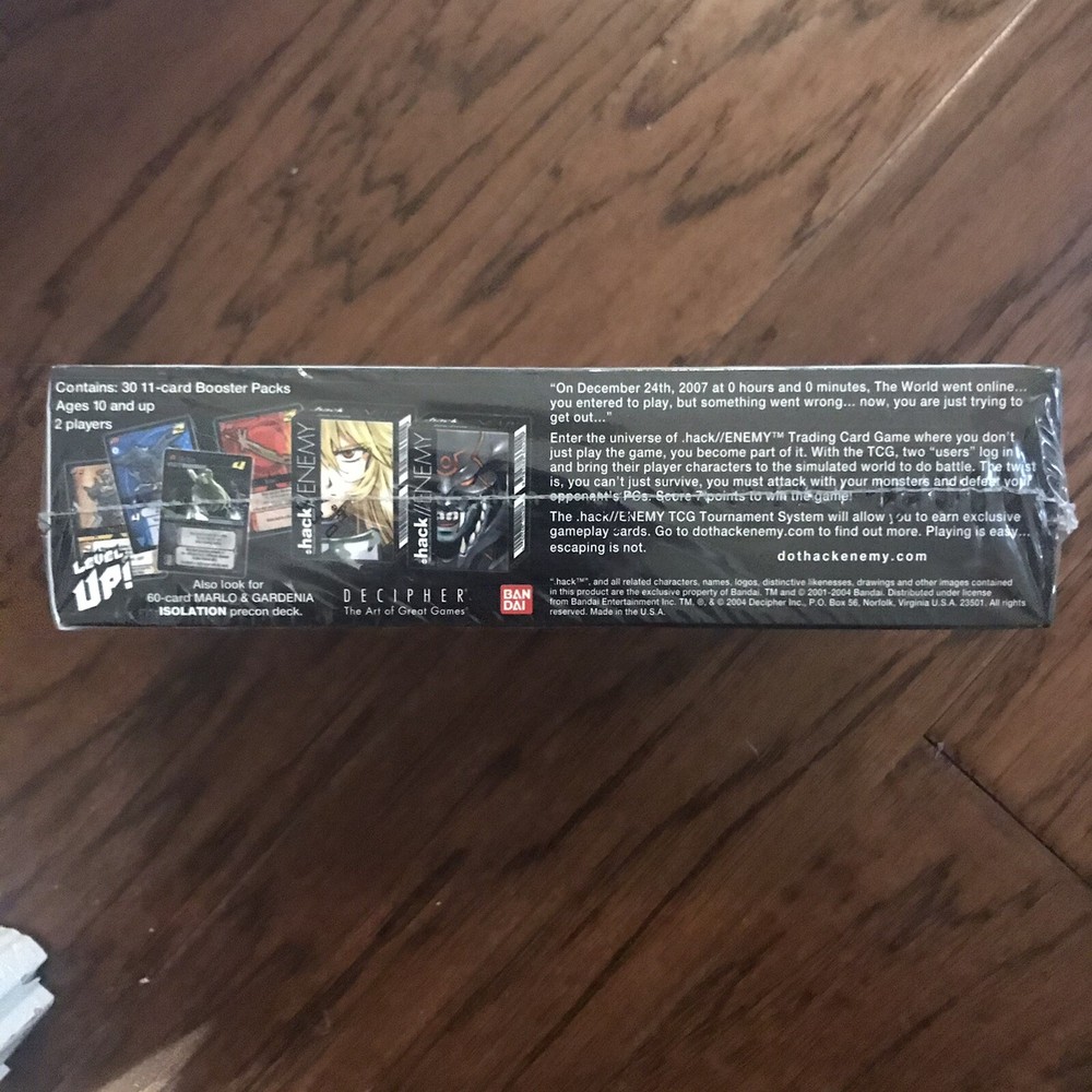 Dot Hack .Hack Booster Box - Isolation Enemy tcg NEW SEALED