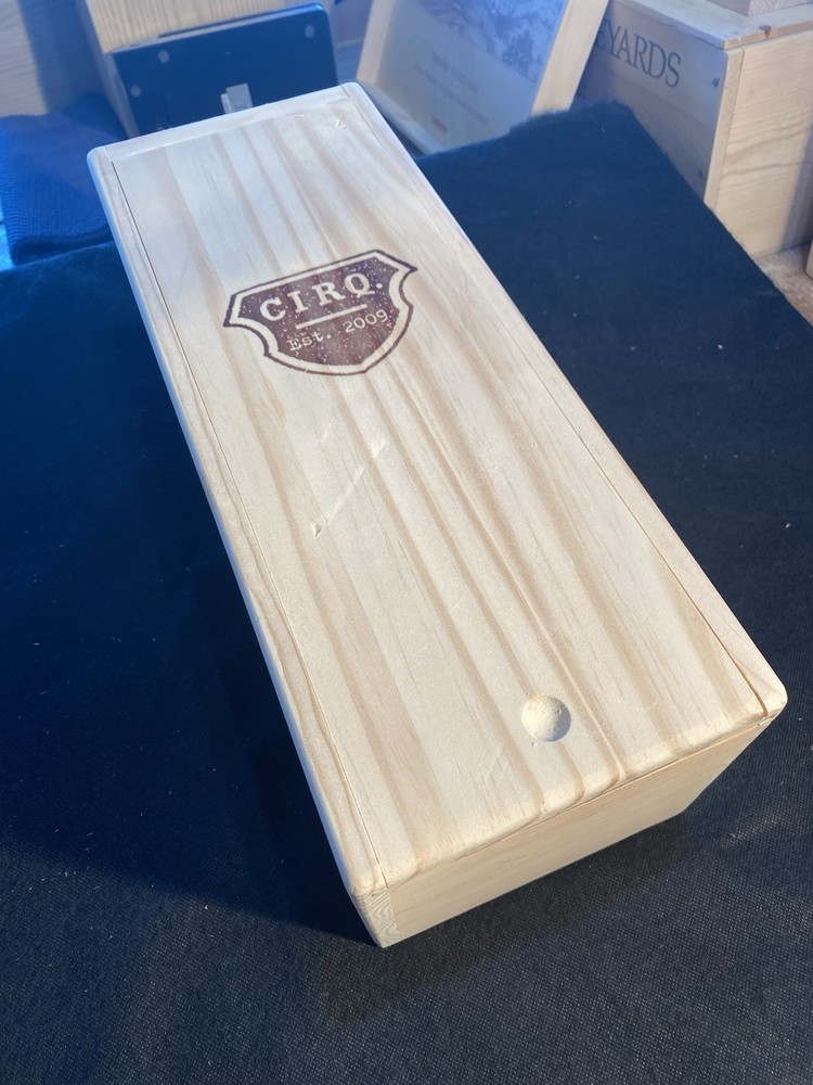 wooden wine box