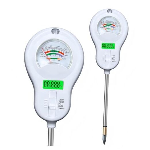 Soil Tester 6-in-1 Soil Moisture Meter