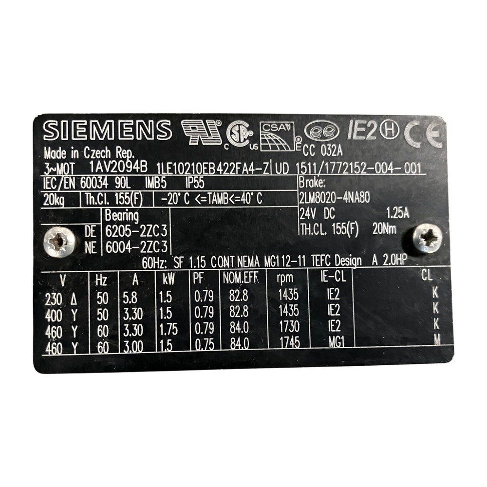 Siemens 1AV2094B Used UMP