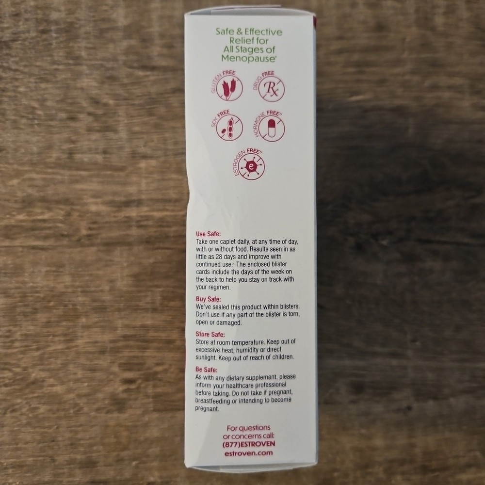 Estroven Complete Multi Symptom Menopause Relief 60 Caplets Exp 2027+