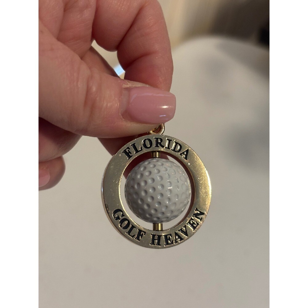 Golf Ball Keychain Florida Golf Heaven
