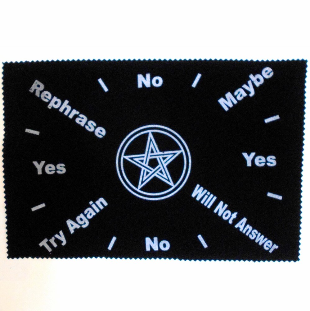Pentagram Pendulum Divination Mat 12 x 8