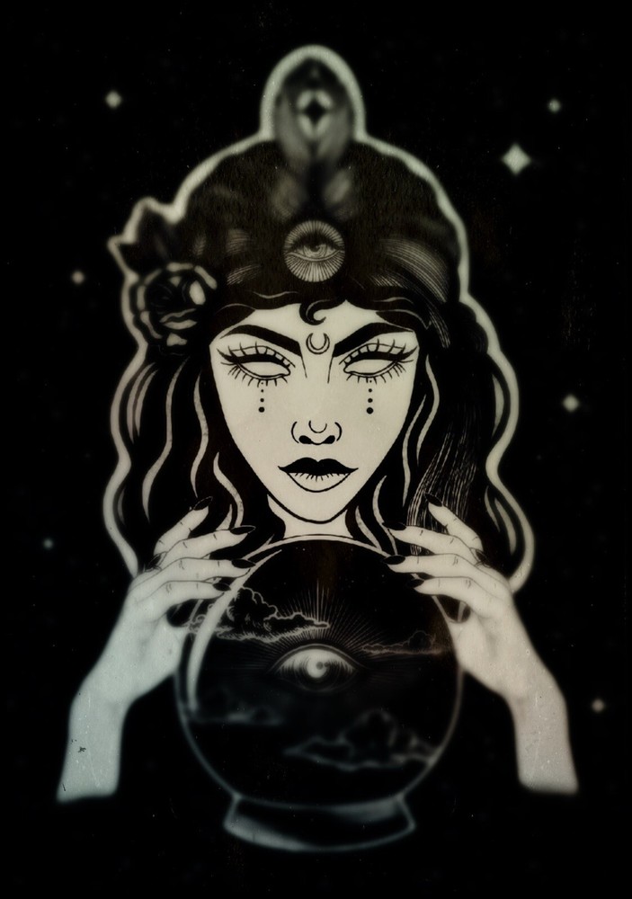 Divination Consultation With Black Mirror