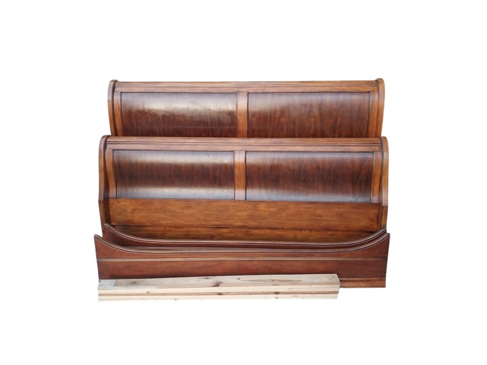 Ethan Allen Tuscany Sleigh Bed King Bed Frame