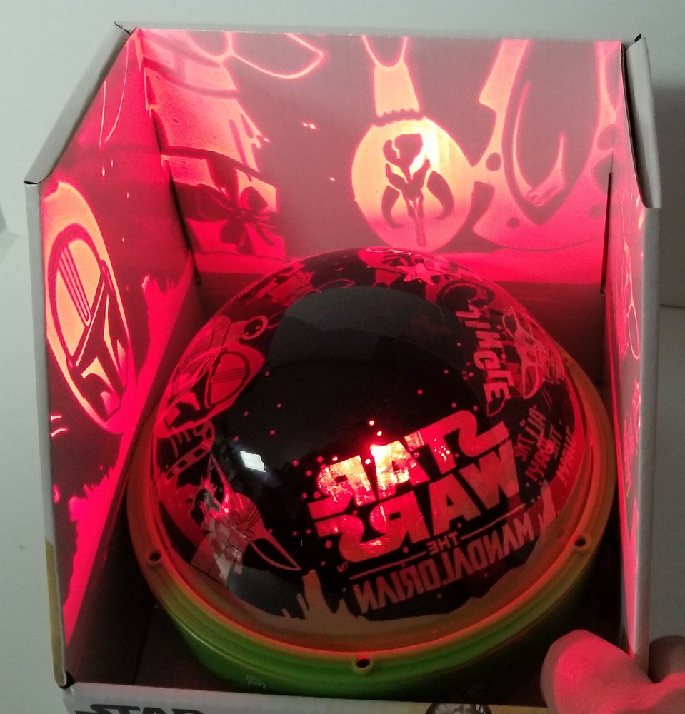 Star Wars Mandalorian Shadowlights, Rotating Projector, Christmas Scenes, Disney
