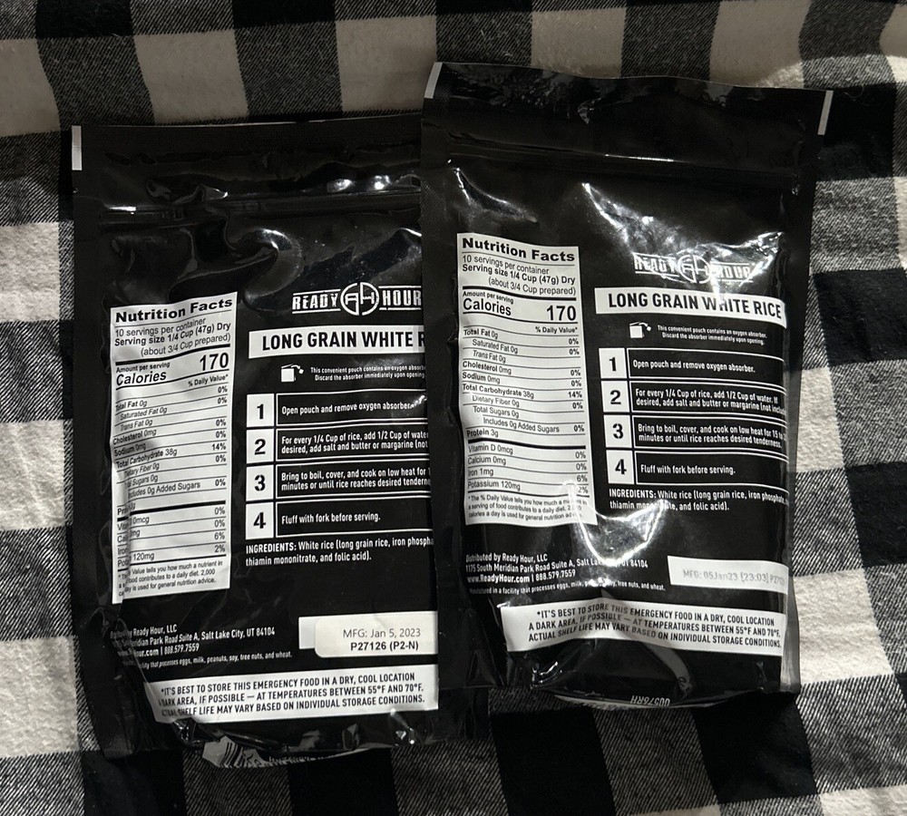 Ready Hour ~ Emergency Food Supply ~ 4pk ~ Sealed ~ Read Description