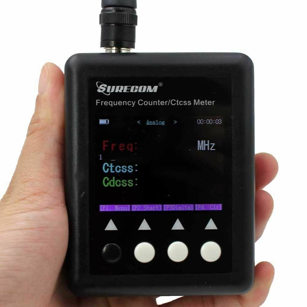 SF401 Plus Frequency Counter Meter with CTCCSS/DCS Decoder for Walkie Talkie