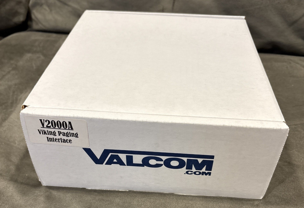 VALCOM V-2000A INTEGRATED SINGLE ZONE PAGE SYSTEM V2000A 1 ZONE ONE WAY NEW