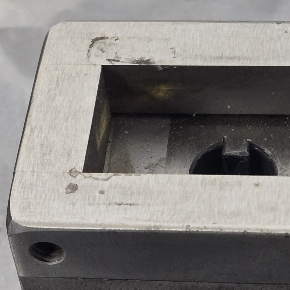 Omega Rectangular Panel Punch CP-5 0.635" × 1.195" 3/8" Pilot