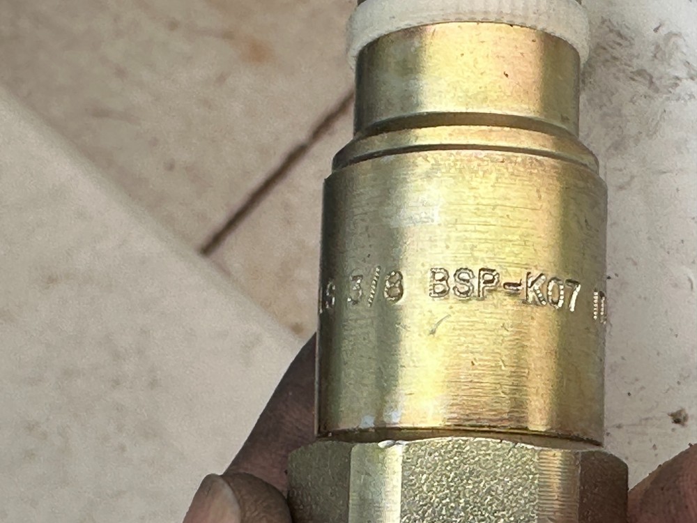 Stucchi 9384-823 Coupling - Nipple for Hydraulic Cutting