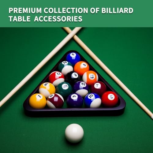 95pcs Pool Table Accessories Set - Balls, Triangle, Rack, Cue, Chalk, Tips,