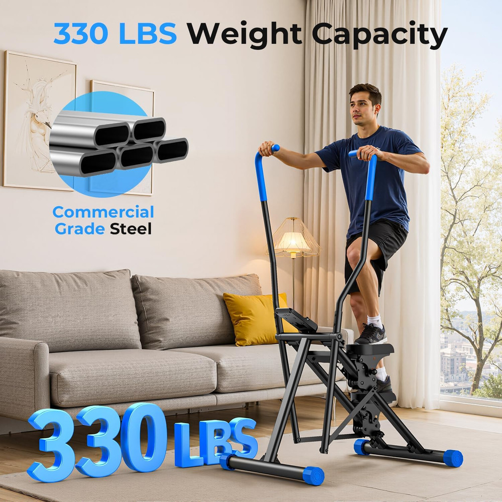 Stair Stepper for Home,Vertical Climber Exercise Machine with Stable Triangular