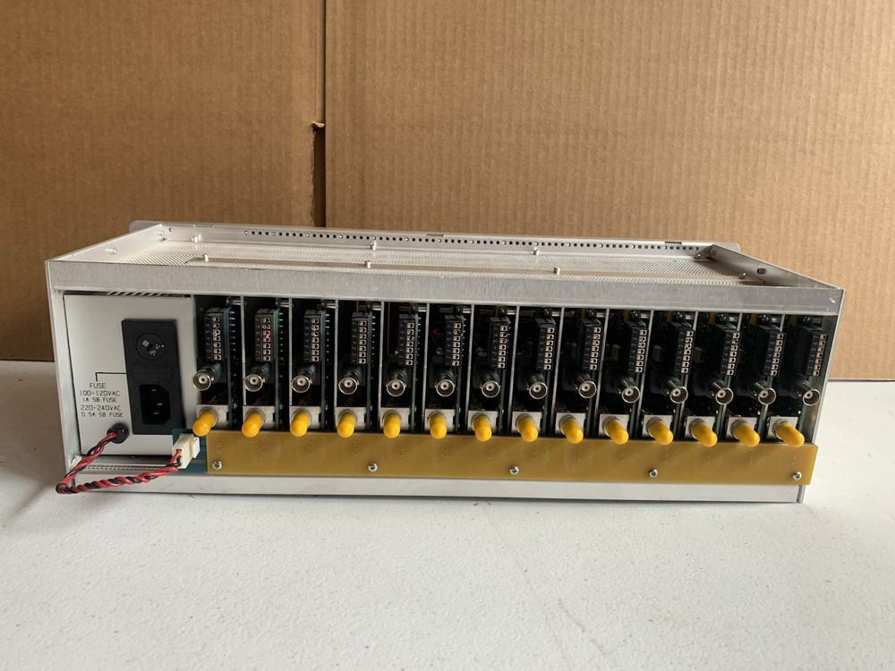 Video Data Receiver XTMCR Complete IFS Rack Power Supply 14 Modules VR1930WDM
