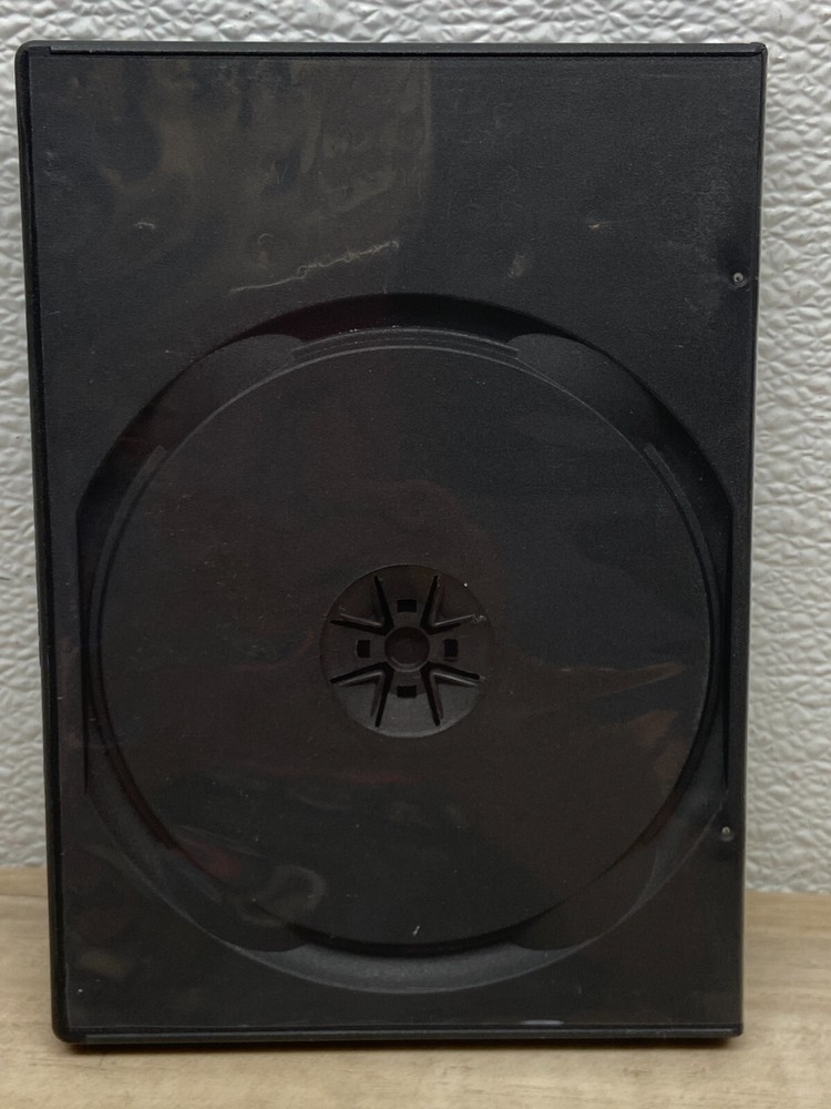 Standard Black DVD/CD 2 Disc Plastic Replacement Storage Case 14mm