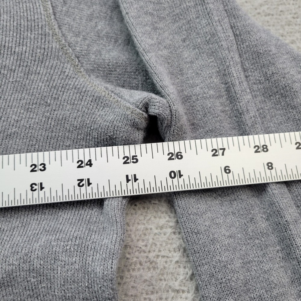 Eddie Bauer Sweater Mens Medium Gray Henley Pullover