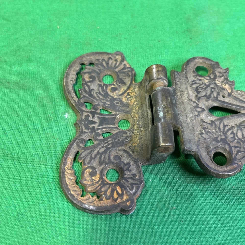 Antique Hardware Hinge Cast Brass 3/8’’ Offset , 4 1/2”long