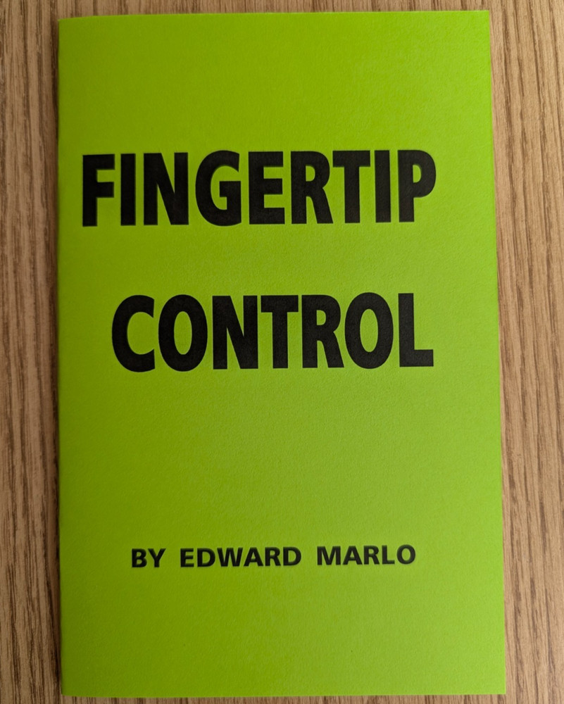 Fingertip Control by Ed Marlo (RCT Chapter 3)
