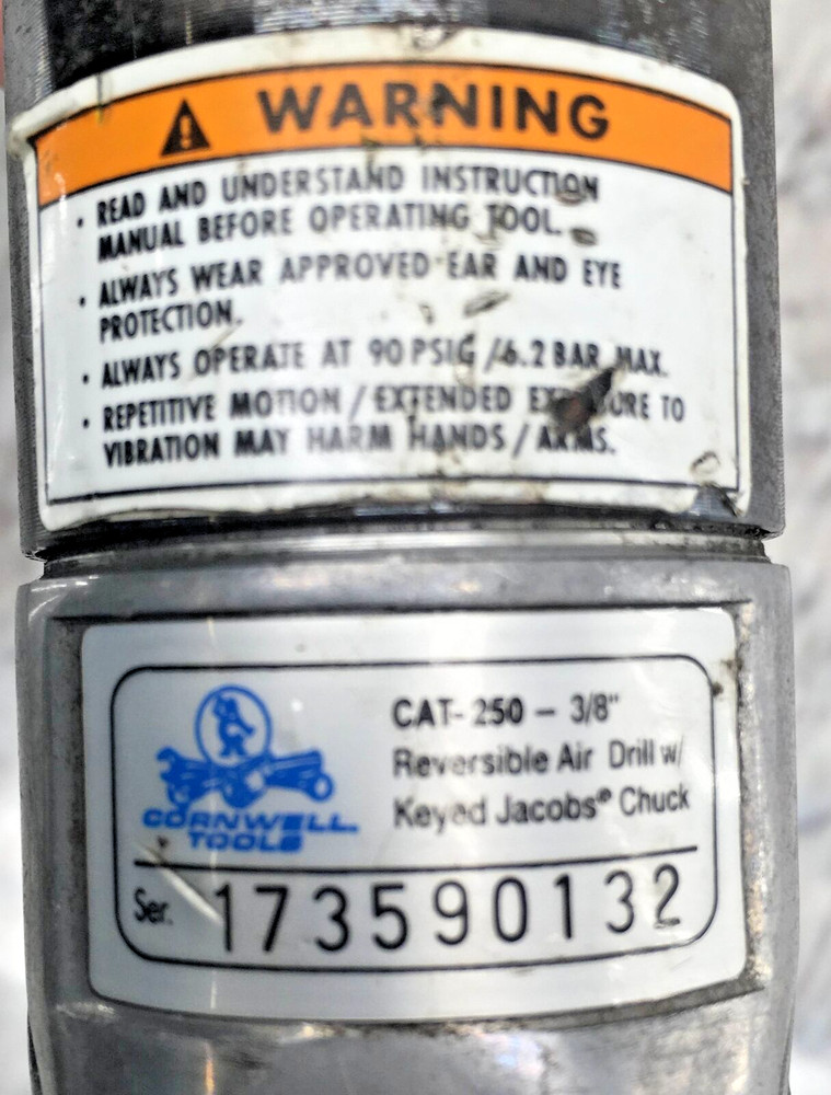 Cornwell Tools CAT-250 3/8" Reversible Air Drill