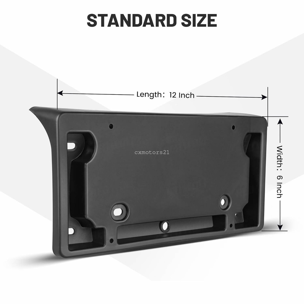 For 2017-2024 Tesla Model 3 Front Bumper Mount License Plate Bracket Holder Kit