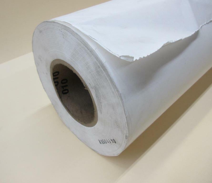 WHITE PAPER, 1 ROLL, 04110552, 36" WIDE X 200', 6.5" OAD, 3" CORE SIZE
