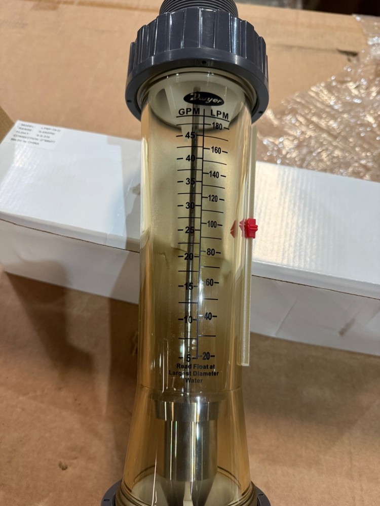 DWYER INSTRUMENTS Polycarbonate Flowmeter LFMF-16-I2