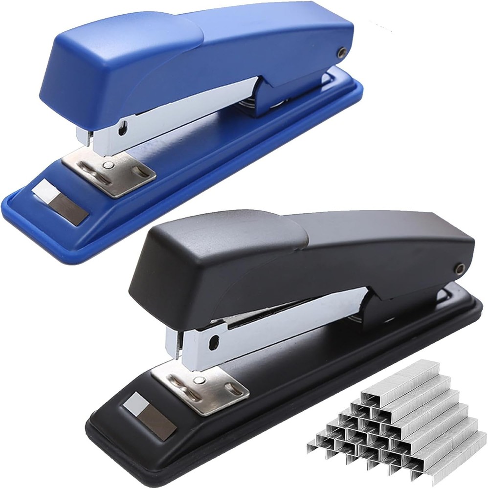 2 Pieces Stapler, 25 Sheet acity Staplers Standard Staples,