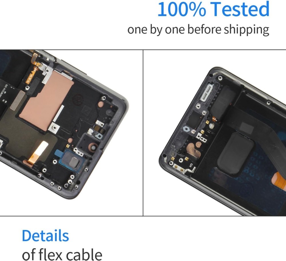 For Samsung Galaxy S21 Ultra OLED Display LCD Touch Screen Replacement + Frame