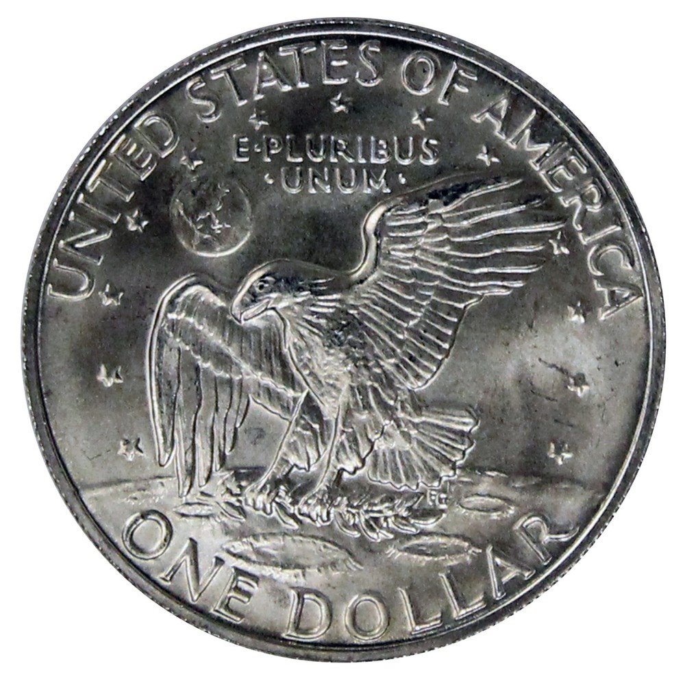 1972 S Eisenhower Dollar 40% Silver Gem BU