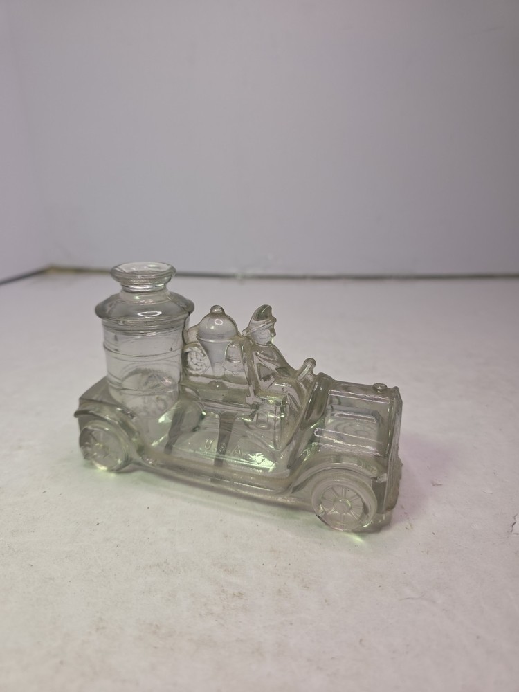 Vintage Fire engine Clear Glass
