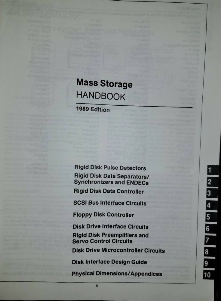 USED 1989 National Mass Storage Handbook