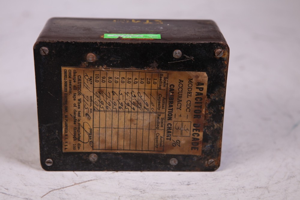 Cornell-dublier CDC3 Decade Capacitor Box