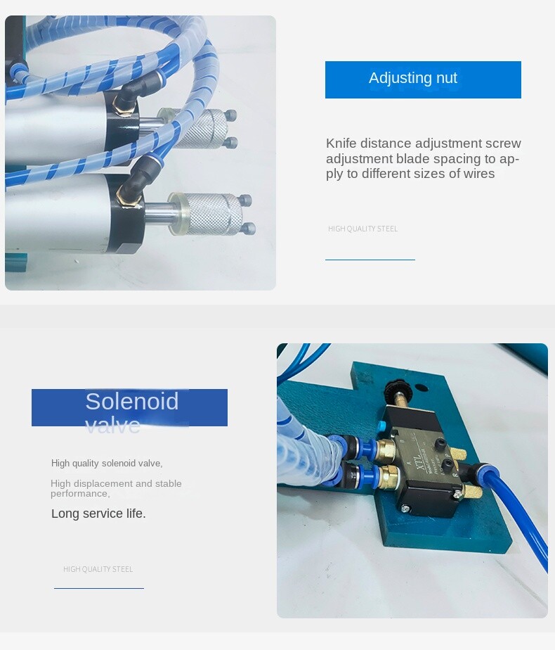 Small Pneumatic Wire Stripper Cable Peeling Machine Wire Cable Stripper 305