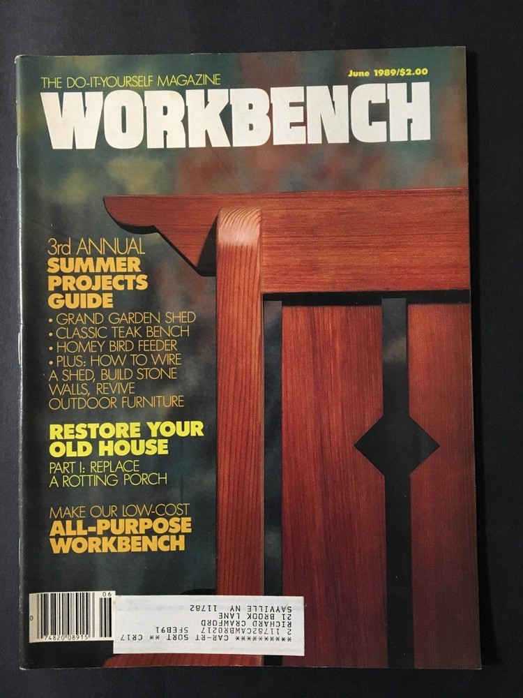 Workbench Magazine  June 1989 3rd Annual Summer Projects Guide