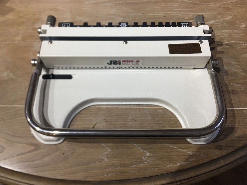 Jbi Wire O Easy Bind System Binding Machine
