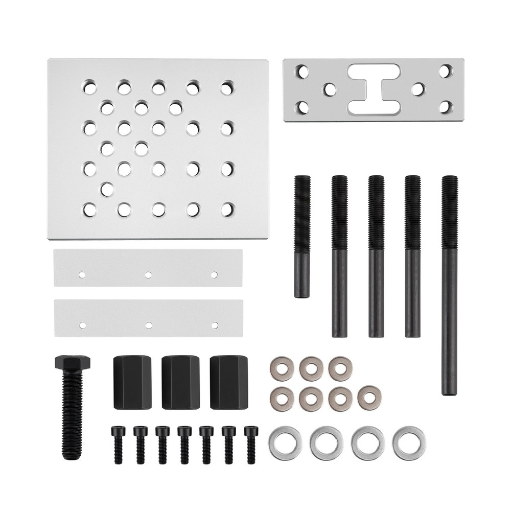 Universal Drill Press Support Block & Plate Tool Set | 30 Ton Capacity Heavy Dut