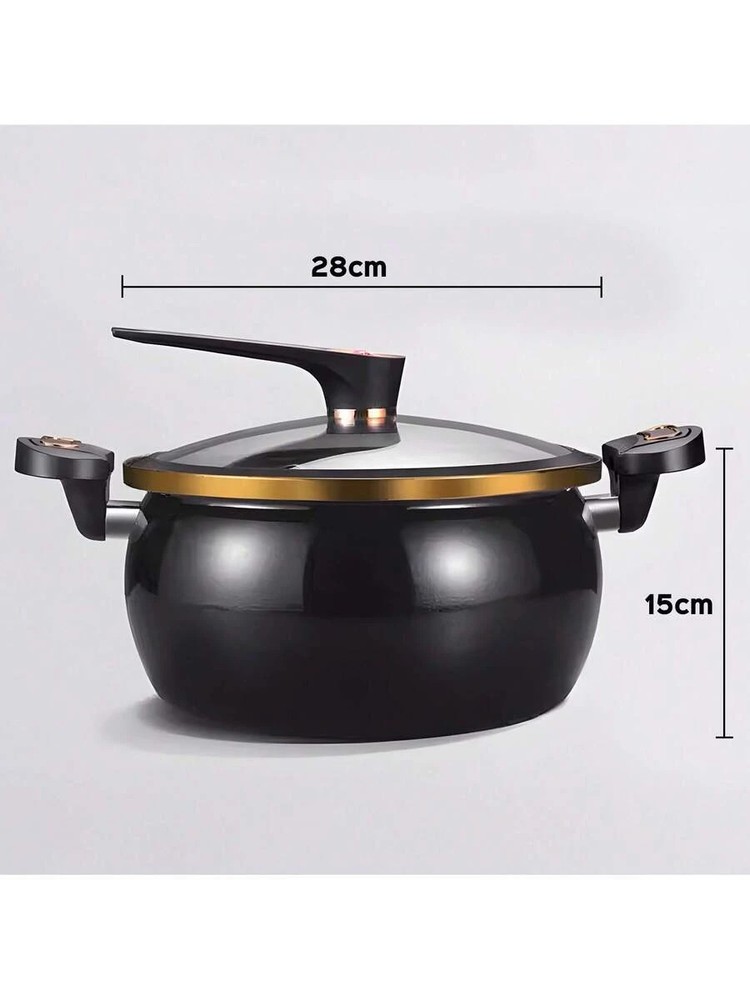 Micro Pressure Cooke Non-Stick Pot 8L 8.45Qt Multi-Function Cooking Open