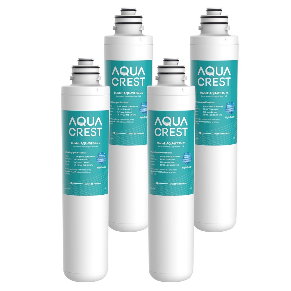 AQUA CREST Drinking Water Filter,replacement for Culligan 750R Level 1, 4 Packs