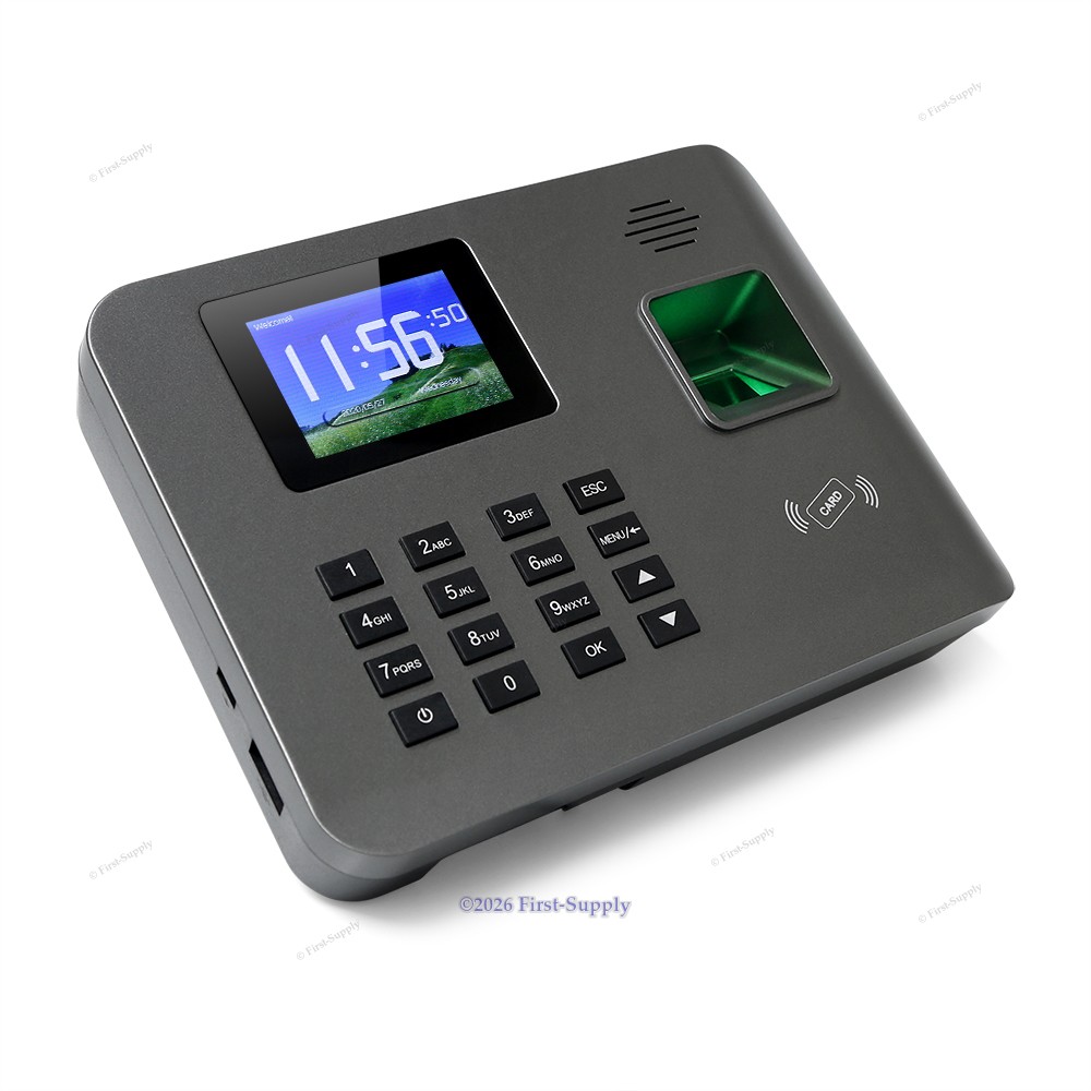 Remote Access Biometric Fingerprint Attendance Time Clock With RFID Card Reader