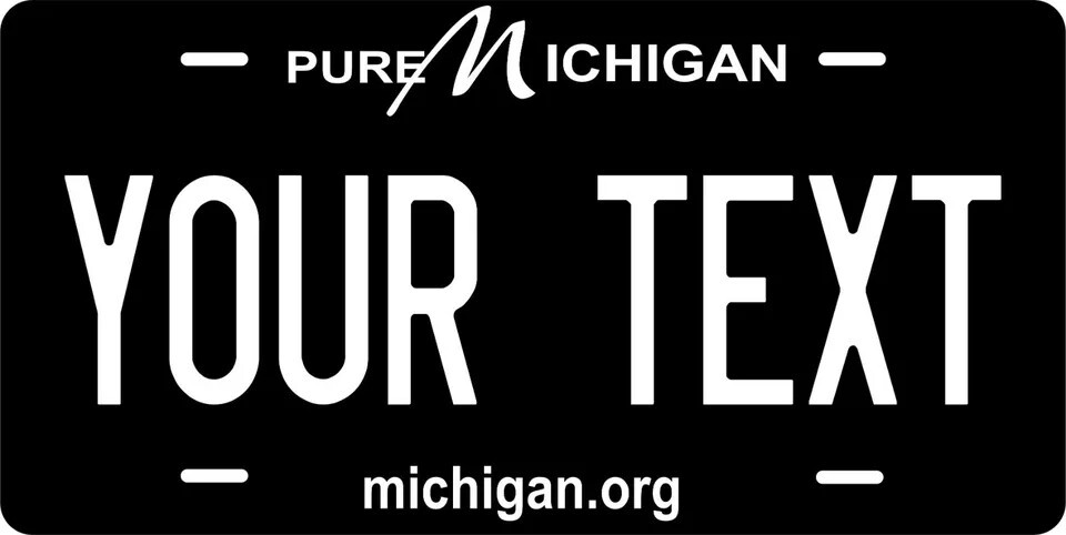 Michigan 2013 Custom State License Plate Personalized 12"x6" Size
