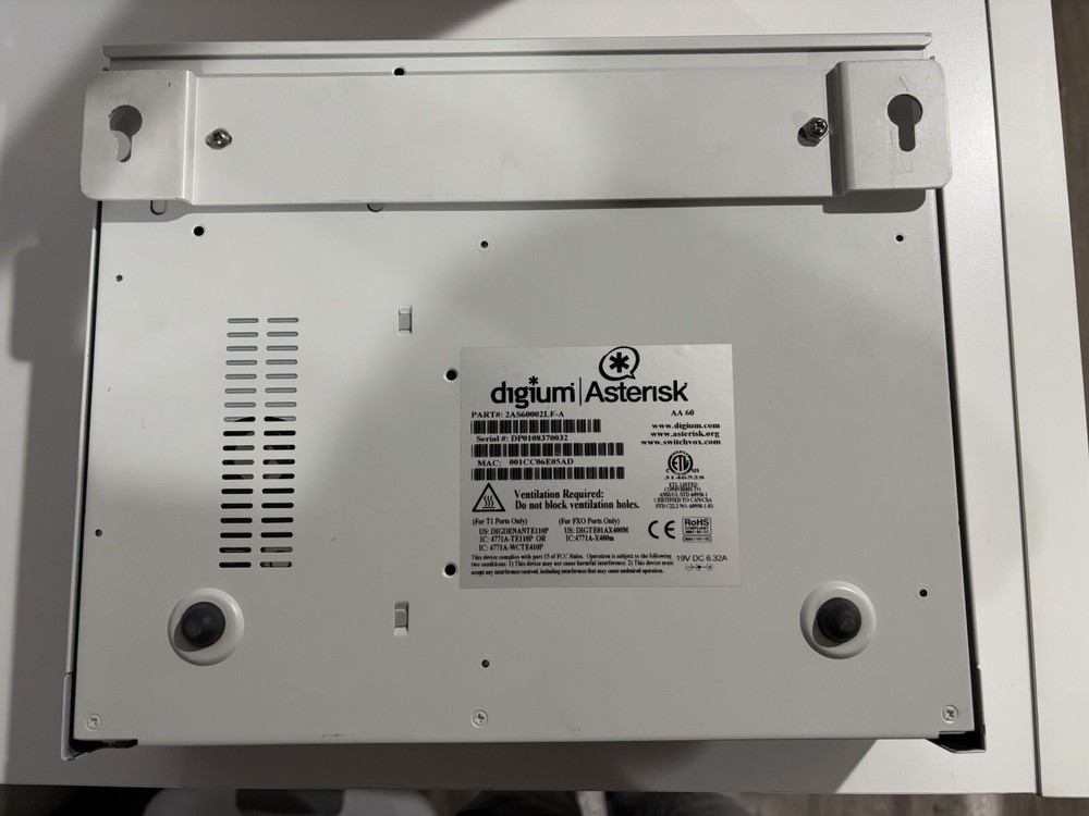 UNTESTED Digium Asterisk AA60 2AS60002LF-A
