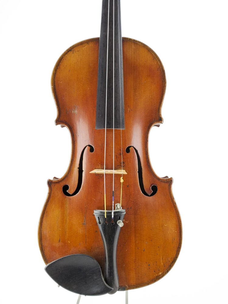 German Violin Marked Carl August Neumarker 4X4