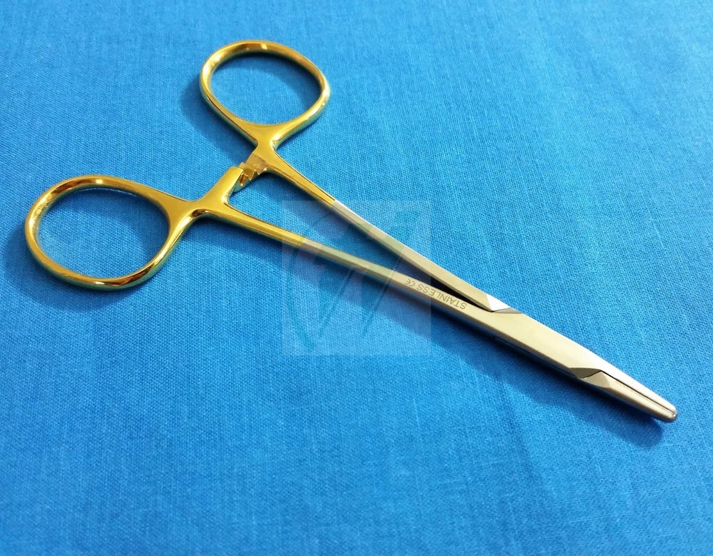 T/C O.R GRADE WEBSTER NEEDLE HOLDER DRIVER 4.5" SMOOTH PLAIN JAWS