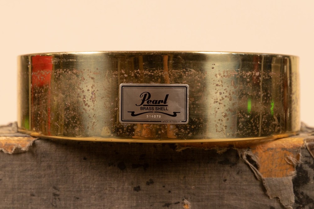 1990s Pearl Free Floating 14" Brass Shell