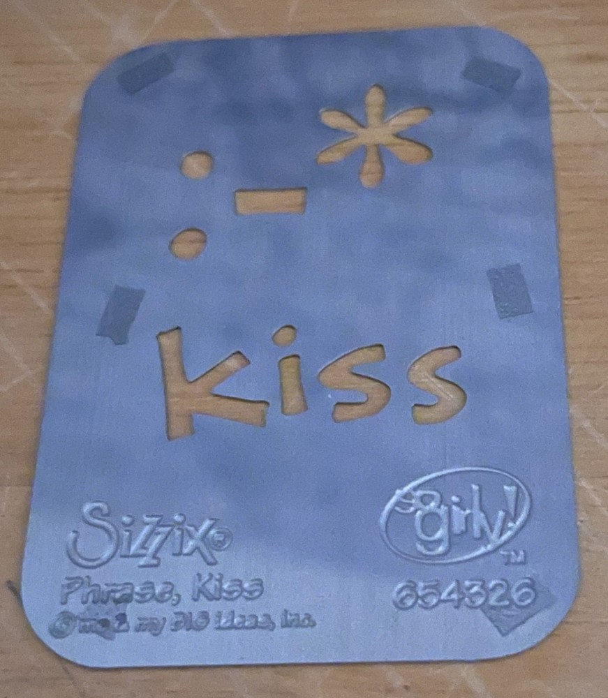 12) Sizzix Cut and Emboss folders, Stencil