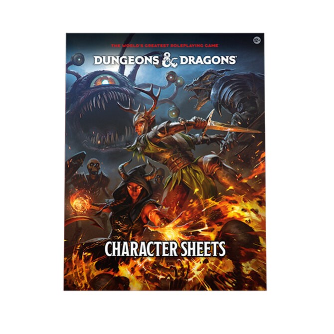 Dungeons & Dragons: Character Sheets 2024 New Dungeons & Dragons