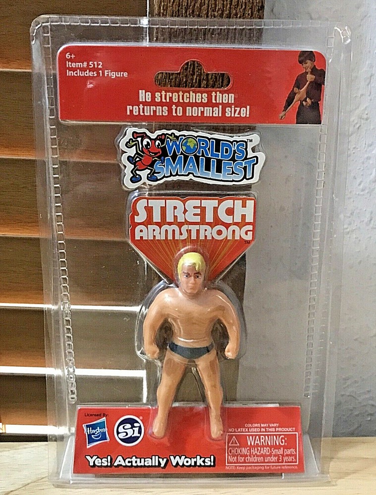 Worlds Smallest Stretch Armstrong New