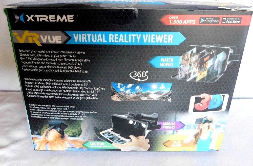VR VUE VIRTUAL REALITY VIEWER 3D XTREME
