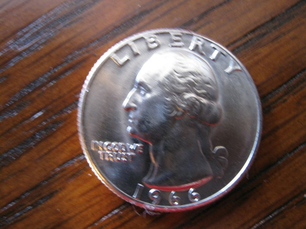 1966 Washington Quarter Dollar Gem++ BU!!